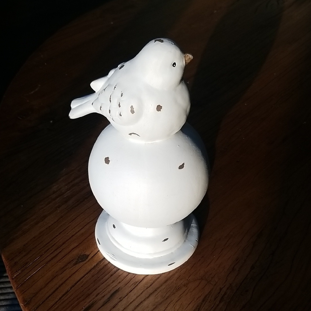 Painted Terracotra Bird Figurine